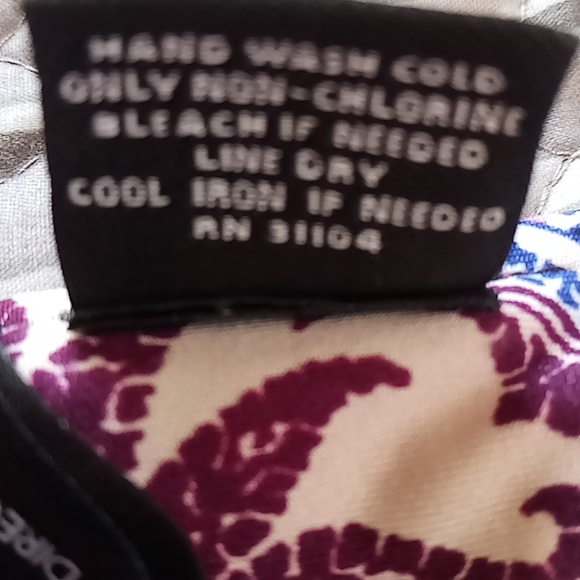 New Directions Floral Tunic Blouse EUC - Picture 5 of 6